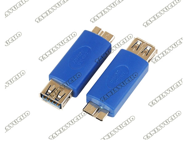 &+ ADAPTADOR USB 3.0 HEMBRA A MICRO-B MACHO OTG ZJT-38